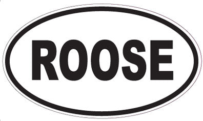 ROOSE - Oval Magnet