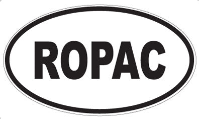 ROPAC - Oval Sticker