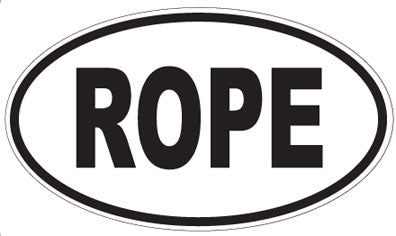 ROPE - Oval Sticker