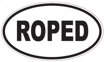 ROPED - Oval Magnet