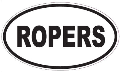 ROPERS - Oval Sticker