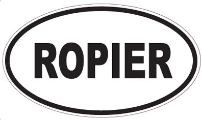 ROPIER - Oval Sticker