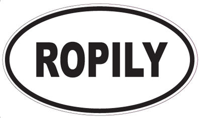 ROPILY - Oval Sticker