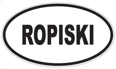 ROPISKI - Oval Sticker
