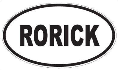 RORICK - Oval Sticker