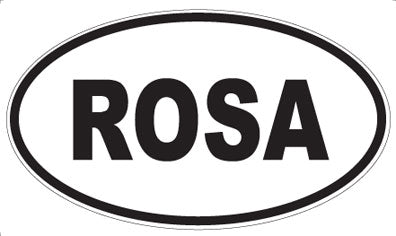 ROSA - Oval Sticker