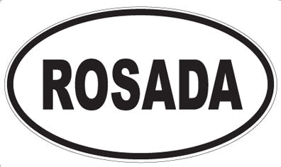 ROSADA - Oval Sticker