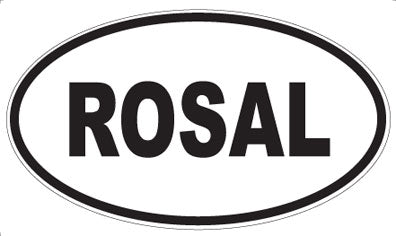 ROSAL - Oval Magnet