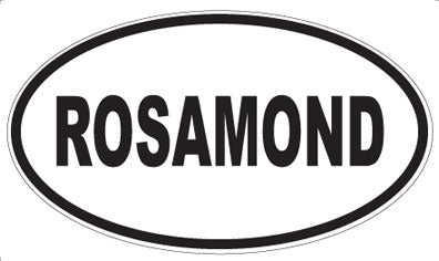 ROSAMOND - Oval Sticker