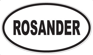ROSANDER - Oval Magnet