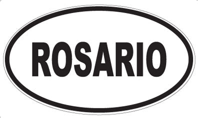 ROSARIO - Oval Sticker