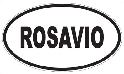 ROSAVIO - Oval Sticker