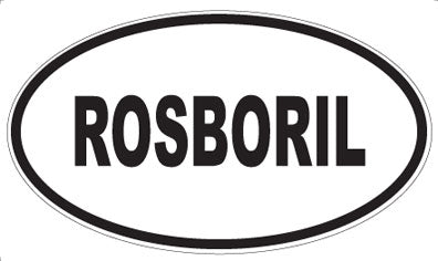 ROSBORIL - Oval Magnet