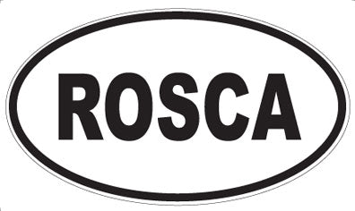ROSCA - Oval Sticker