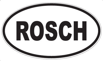 ROSCH - Oval Sticker