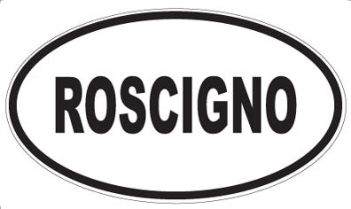 ROSCIGNO - Oval Magnet