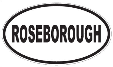 ROSEBOROUGH - Oval Sticker