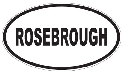 ROSEBROUGH - Oval Magnet