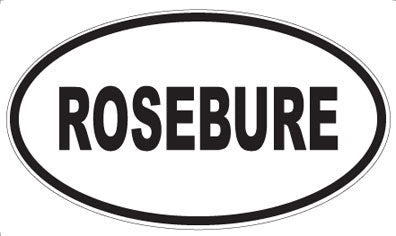 ROSEBURE - Oval Magnet
