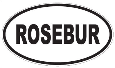 ROSEBUR - Oval Magnet