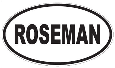 ROSEMAN - Oval Magnet