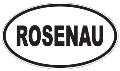 ROSENAU - Oval Magnet