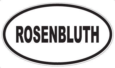 ROSENBLUTH - Oval Magnet