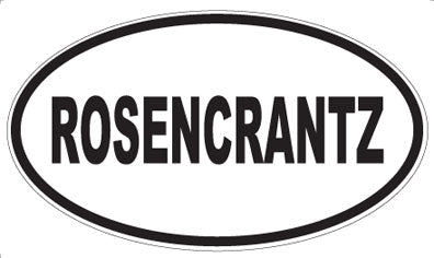 ROSENCRANTZ - Oval Magnet