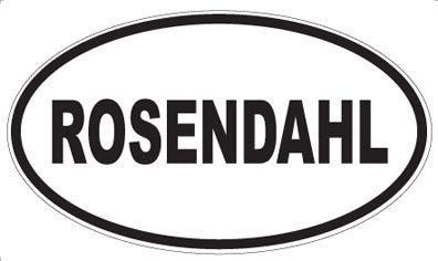ROSENDAHL - Oval Sticker
