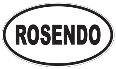 ROSENDO - Oval Magnet
