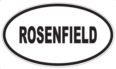 ROSENFIELD - Oval Magnet