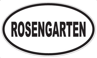 ROSENGARTEN - Oval Magnet