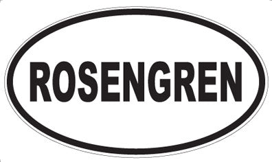 ROSENGREN - Oval Magnet