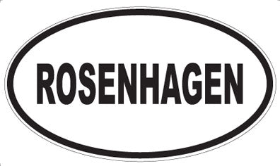 ROSENHAGEN - Oval Magnet