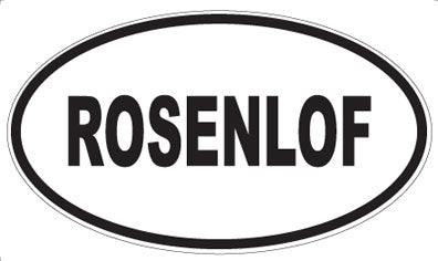 ROSENLOF - Oval Magnet