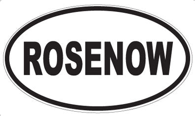 ROSENOW - Oval Magnet