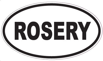 ROSERY - Oval Sticker