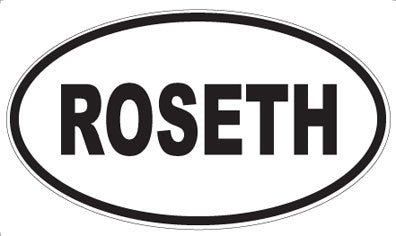 ROSETH - Oval Magnet