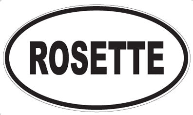 ROSETTE - Oval Magnet