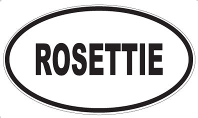 ROSETTIE - Oval Magnet