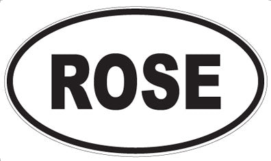ROSE - Oval Magnet