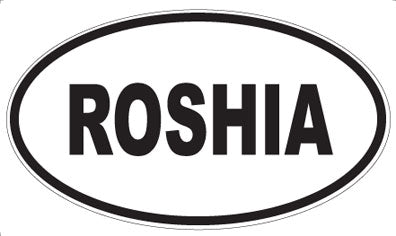 ROSHIA - Oval Magnet