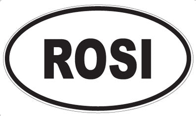 ROSI - Oval Sticker