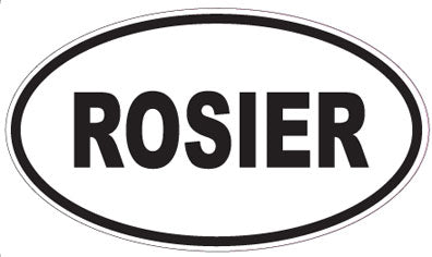 ROSIER - Oval Sticker