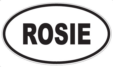 ROSIE - Oval Magnet