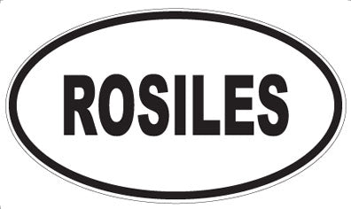 ROSILES - Oval Magnet