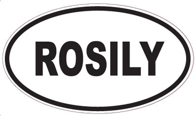ROSILY - Oval Sticker