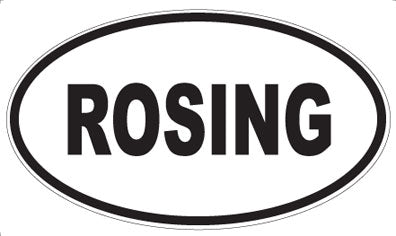 ROSING - Oval Magnet