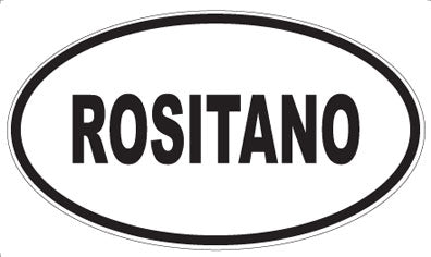 ROSITANO - Oval Sticker