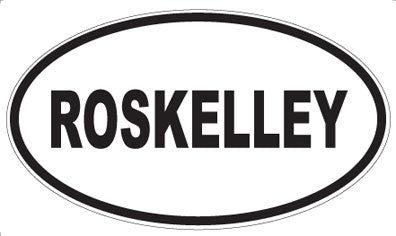ROSKELLEY - Oval Magnet